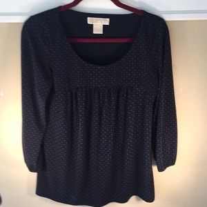 MICHAEL Michael Kors Dark Blue Top Size S/P
